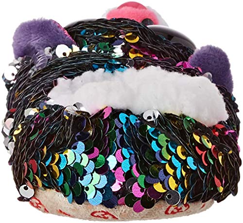 TY - Pantofole in peluche con paillette, motivo