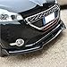 Front Bumper Splitter Compatible With Peugeot 208 Mk1 GTi VTi HDi THP 2012-2015 Lip Chin Spoiler Diffuser Bodykit