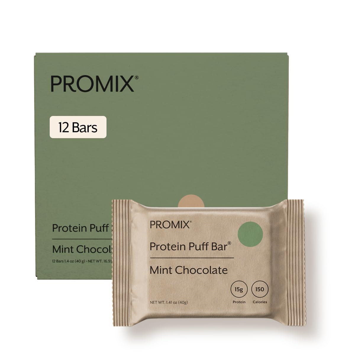 Promix Nutrition Protein Puff Bars, Chocolate Chip - 12 Pack — Amazon image 13