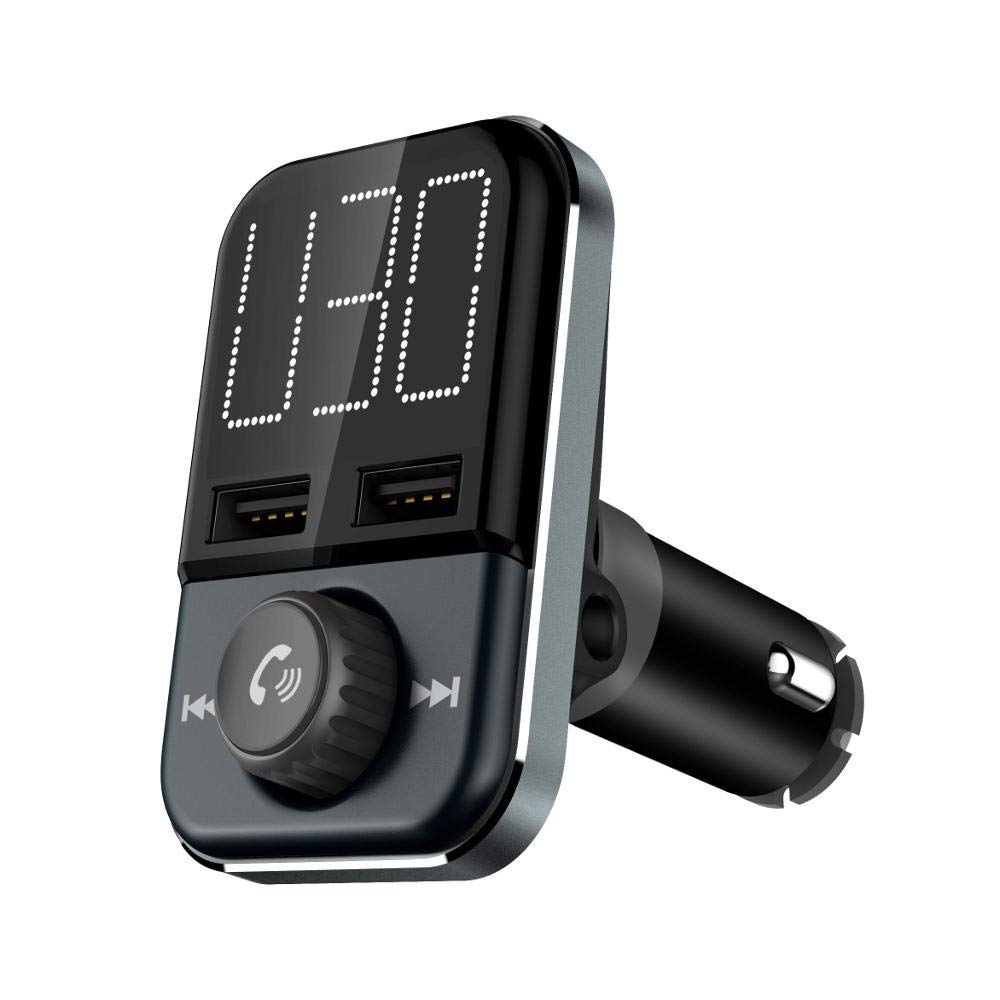 Quelima Bt72 Color Screen Screen Bluetooth MP3 Car Transmetteur FM Voiture Bluetooth QC3.0 Handsfree Charge Rapide