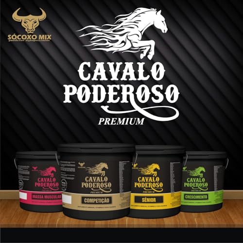Sócoxo Mix Cavalo de Ouro Competição Para Potros Equinos Cavalos Crescer Forte Saudável Manga Larga