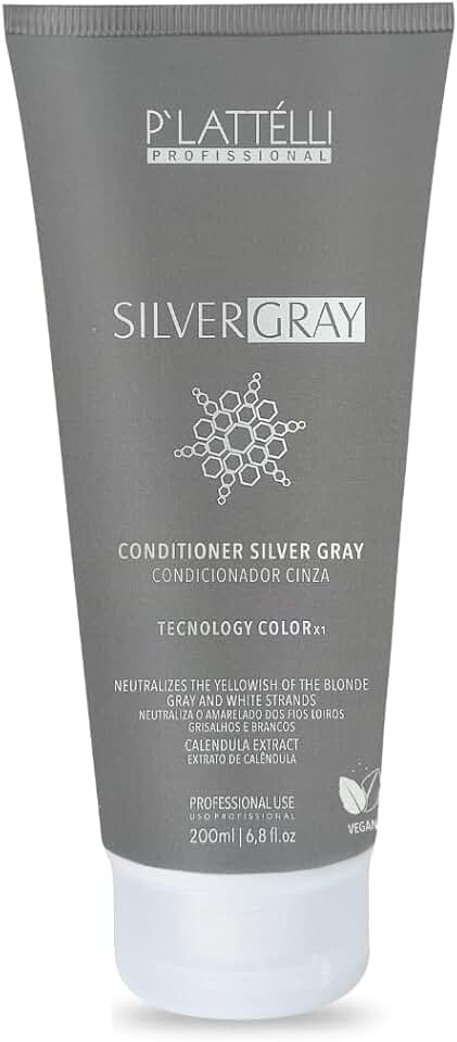 Condicionador Cinza Silver Gray 200ml - Plattélli Profissional