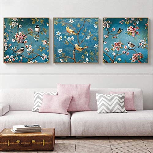 SULISO Kreuzstich Set, Komplette Auswahl an Stickerei Starter Sets für Anfänger, 11 Fäden, Art Classic 3 Stück 45x45cm * 3 Cover