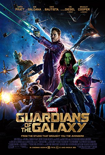 Guardians of The Galaxy Movie Poster 2 Sided Original INTL Final 27x40 Chris Pratt