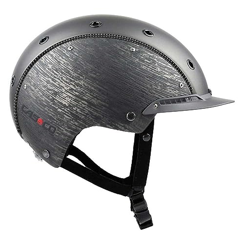 Casco Reithelm Champ-3 Brush Gunmetal matt S (52-56cm)