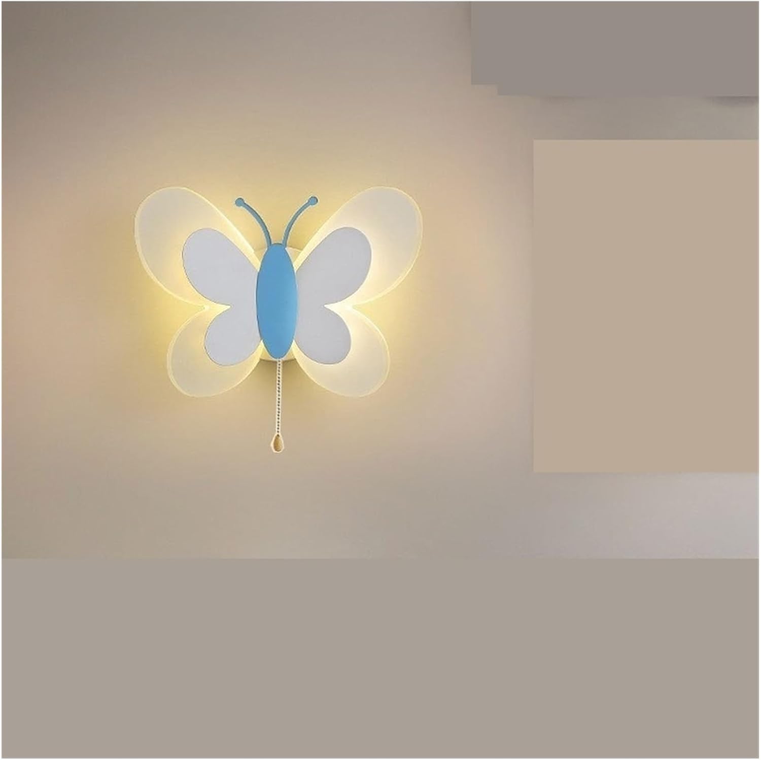 Creative LED Wall lamp Nordic Modern Simple Cartoon Personality Wall lamp Boys and Girls Room lamp(Baijiajin 14W,6000-6500K)