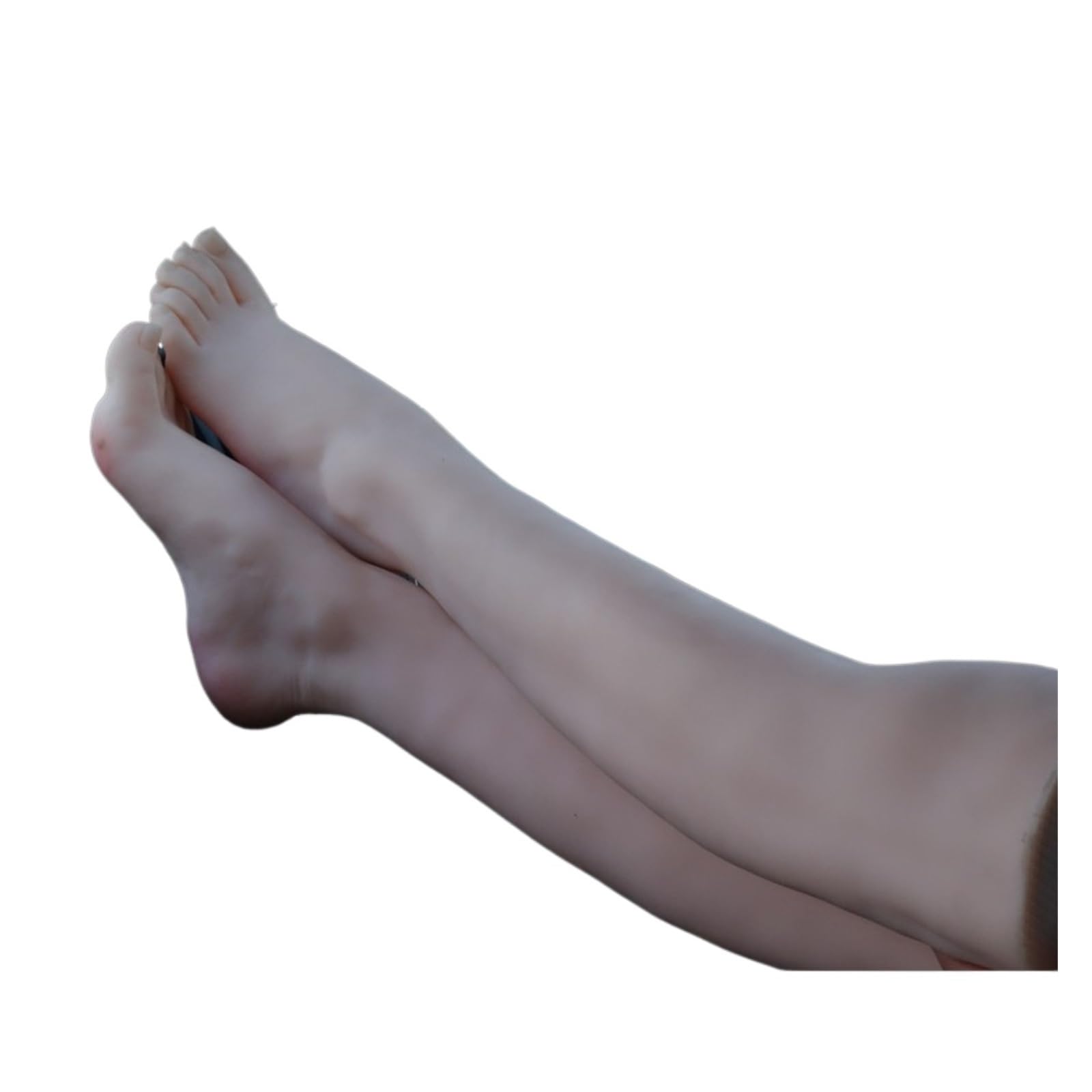 Model stopy manekina pończochy guma plastik do sztuki silikon kobieta mężczyzna TPE sztuczne paznokcie noga wyświetlacz frędzle kość kostka 36LD(Wheat Hard bones,Left foot)