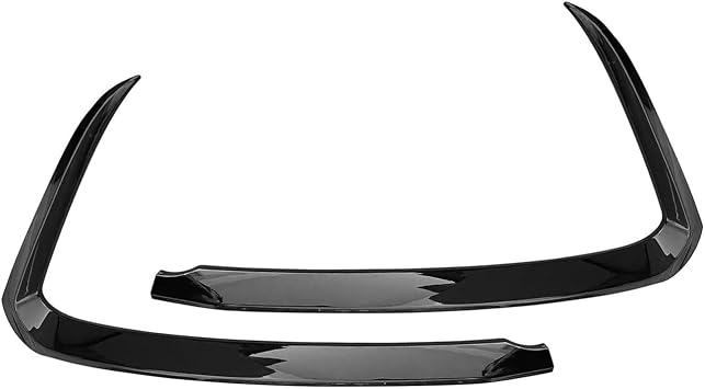 Front Bumper Trim Set Compatible with 2016-2022 Mazda CX-9 TK4850120A, TK4850130A Left Driver & Right Passenger Side Black
