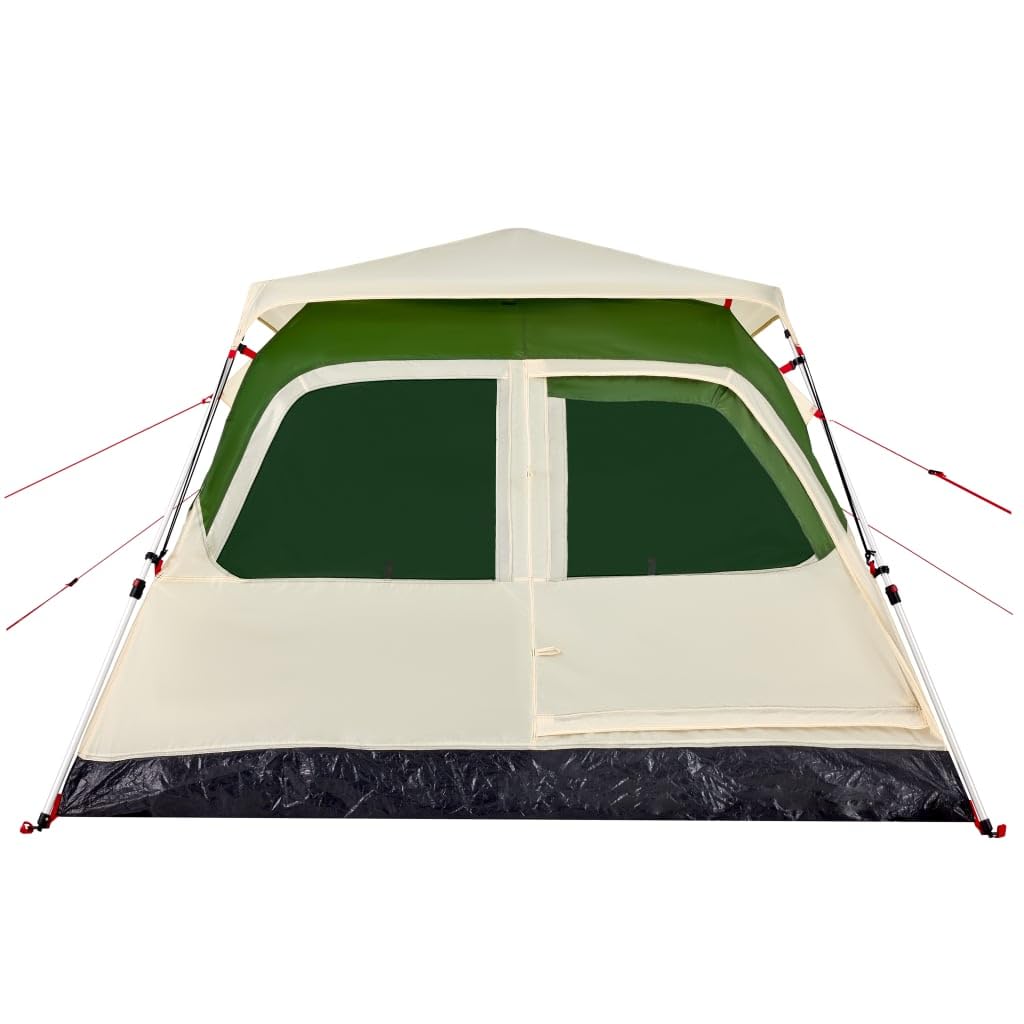 Namiot festiwalowy, namiot biwakowy, turystyczny, kempingowy, kopułowy, rodzinny, 6 osób, niebieski, Quick Release na kemping, podróż, trekking, do ogrodu