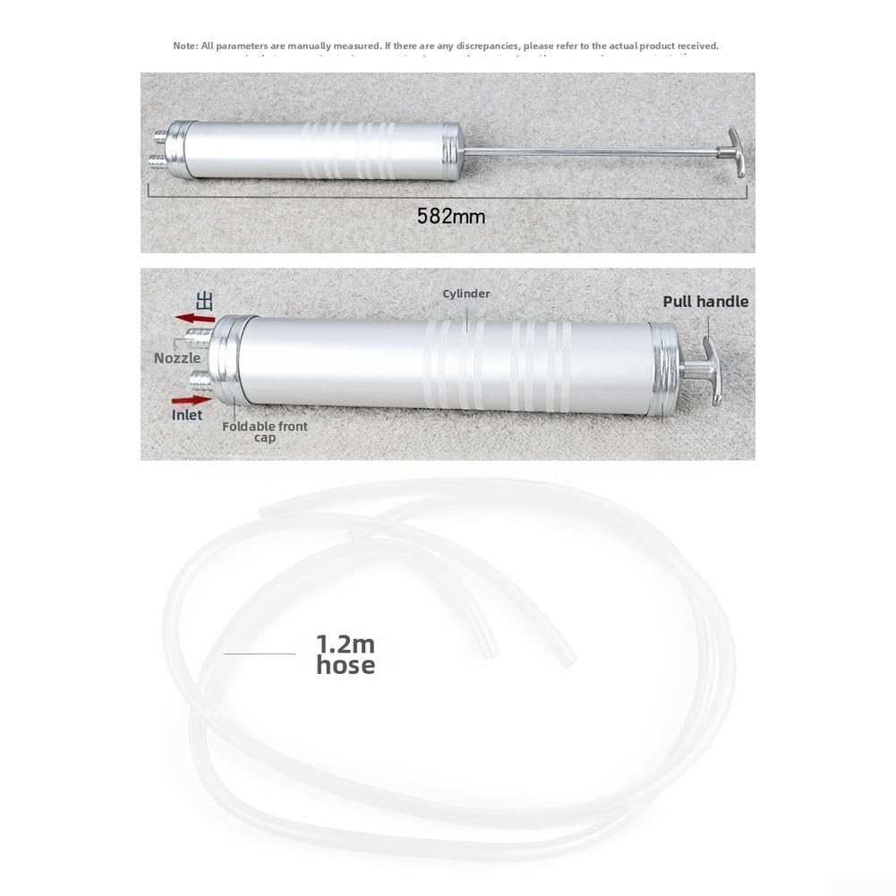 Bomba Extractora Aceite 400CC Aleación Zinc Doble Vía