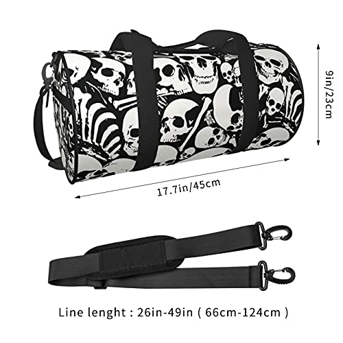Skull And Bones Art Travel Duffel Bags Gym Sports Luggage Large Travel Tote Bag Overnight Weekend Bags For Man And Women #TOP3