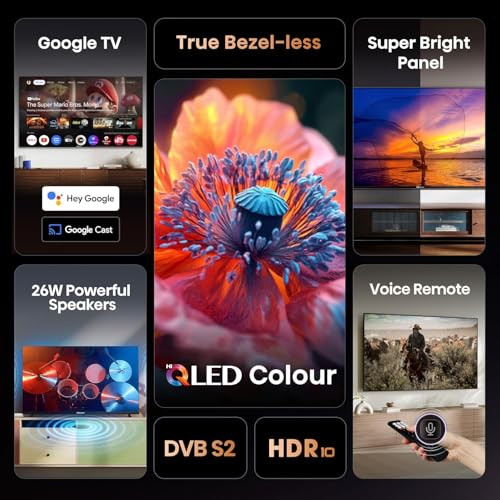 Image of Hisense 80 cm (32 inches) E5S Series HD Ready Smart Hi-QLED Google TV 32E5S