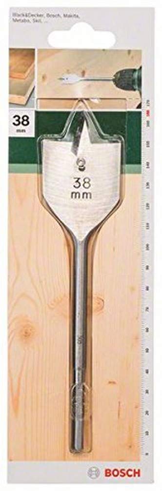 Bosch Silver 1X Spade Bit (For Softwood, Medium-Hard Wood, Hex, Ø 38,0 Mm, Accessory Drill Driver)