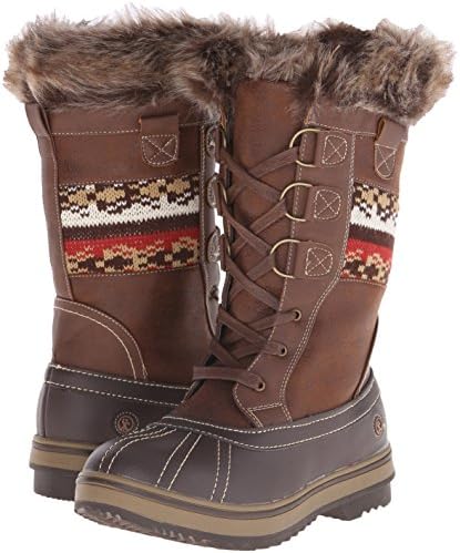 Northside Women's Bishop Snow Boot, Tan/Nordic, 7 M US | Image 6
