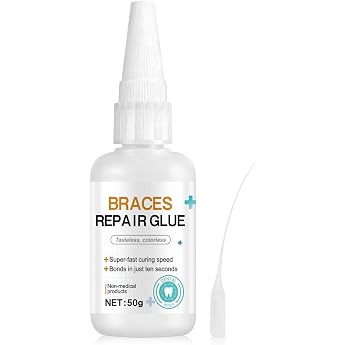 Zahnzement Selbsth&auml;rtend Dauerhaft, Zahnf&uuml;llung Reparatur Set, 50g | Zahnkleber f&uuml;r Z&auml;hne, Denture Adhesive, Schnell Trocknen