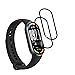 Banuyaw für Schutz Displayschutz Xiaomi Smart Band 10 Schutzfolie, für Folie Xiaomi Band 10 Panzerfolie Soft TPU Displayfolie, Ultra-klar Schutzglas Handy Display, 2 Stück