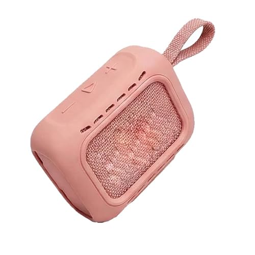 KOOLRIVER�EFor JBL GO5 �V���R���P�[�X �J�o�[ �ϏՌ� �J���r�i�t�� �ی�J�o�[ �|�[�^�u��Bluetooth �X�s�[�J�[ For �W�F�C�r�[�G�� GO 5(�s���N)