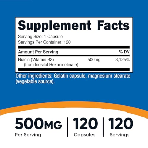 Nutricost Flush-Free Niacin Capsules