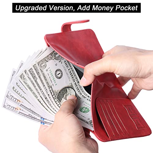 Image of Airtag Passport Holder for Travel Essentials, Passport Cover, Rfid Wallet | Travel Wallet, Leather, Passport Case, Travel Accessories, Vacation Luggage Must Haves, for Men Women
