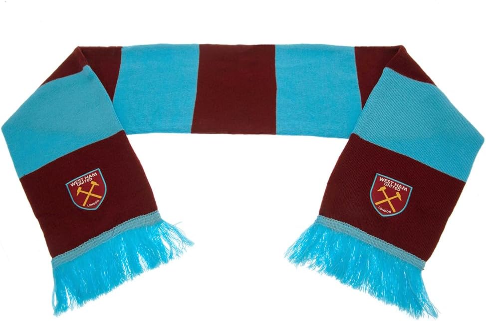 West Ham United English Premier League Bar Scarf - Authentic EPL