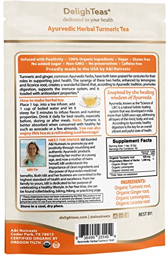 Delighteas Ayurvedic Loose Leaf Bundle - Promotes Healthy Digestion And Supports The Immune System #TOP4