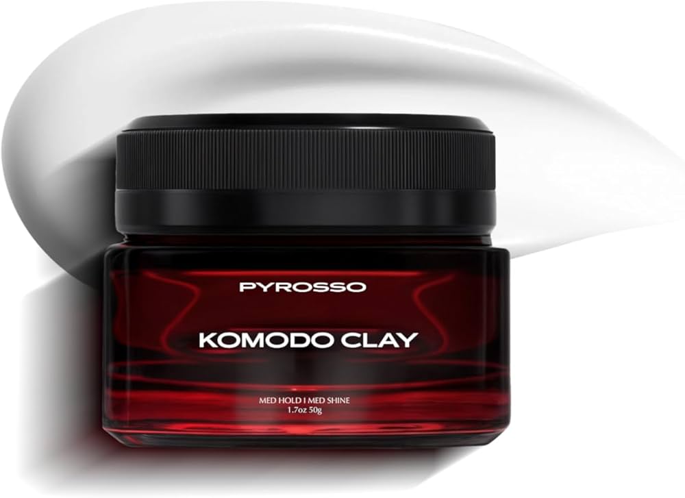 Amazon.com: Pyrosso Komodo Clay Strong Hold Matte Finish Hair Clay
