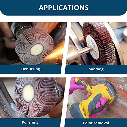 Benchmark Abrasives BM-FW2X1A40 Aluminum Oxide 2 Inch Flap Wheel thumb #3