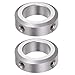 QUARKZMAN 2Stk Stellringe Stellringe welle 20mm Bohrung 32mm AD 10mm Breite Wellensicherungsring Tiefenanschlagringe für Rad Schubkarre Axle Getriebe Montagen CNC Maschine Werkzeuge