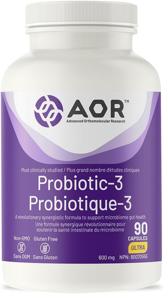 AOR Probiotic 3, 90 Capsules Advanced Gut Health Complex for Women