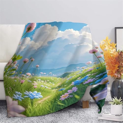 Couvertures microfibre moelleuses finitions soignées plaid Countryside Views - 7