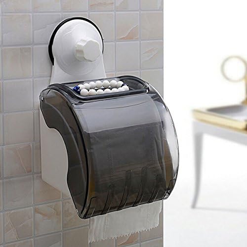 Waterproof Sucker Cup Roll Paper Rack Waterproof Tissue Box Holder