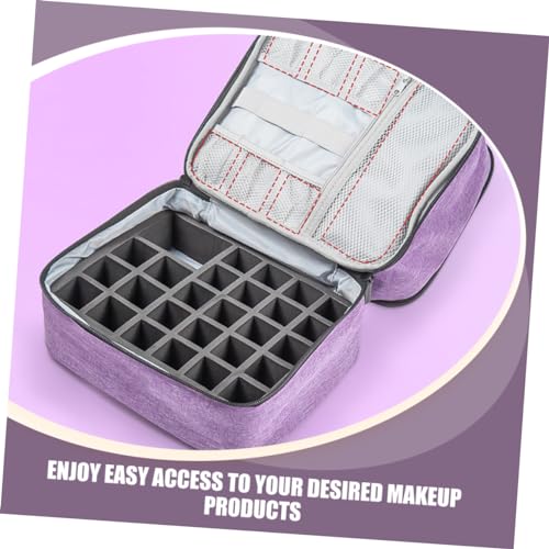 Trousse pour vernis et maquillage double couche idéale pour vos voyages