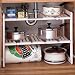 theBathMart Adjustable & Expandable Under Sink Storage Shelf