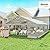 Outsunny 19.5' x 39' Party Tent, Heavy Duty Outdoor Canopy Tent Shelter with Removable Sidewalls, 2 Doors and 20 Windows, Large Tents for Parties, Wedding, Events, BBQ Grill, White