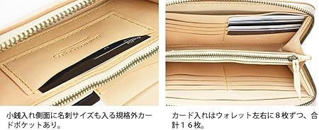 Amazon | [サムライクラフト] ラウンドファスナー ロングウォレット