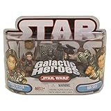 Star Wars Galactic Heroes Figure Set - Princess LEIA (Boushh Disguise) & HAN Solo