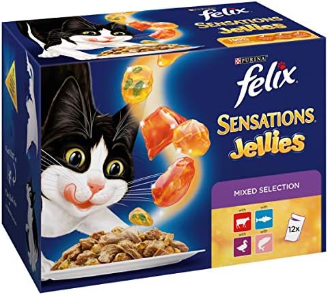 Felix Sensations Mixed Selection 12 x 100 g (Pack of 4)