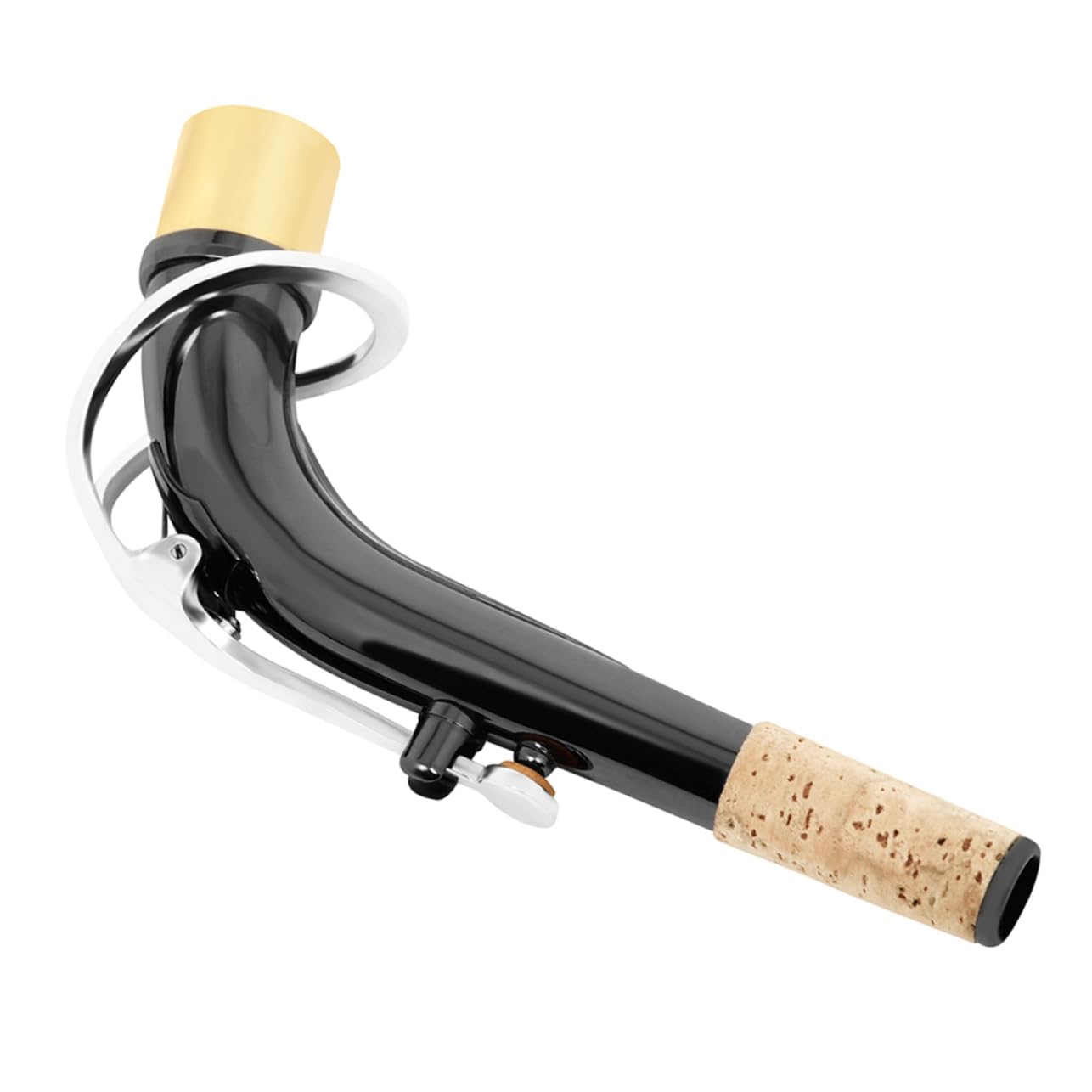 VICASKY Altsaxophon Mundstück Biegsame Blaskapelle Geeignet Für Saxophonisten Mit Glatter Oberfläche Und Leichtem Design Für Unterwegs Perfektes Ersatzteil Aus Messing Für Tolles