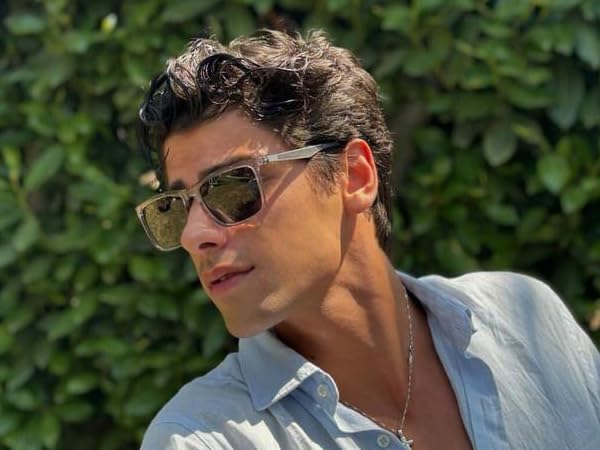 ZENOTTIC Polarized Sunglasses for Men Rectangle Ultralight Carbon Fiber Frame UV400 Protection Classic Sun Glasses2