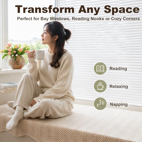 Tapis de rebord fenêtre idéal pour coin lecture et canapé - 4