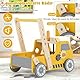 FANTASK Lauflernwagen Holz, 2-in-1 Baby Walker, Lauflernhilfe mit Multi-Aktivitätszentrum & Werkbank, Laufwagen für Kinder ab 1 Jahr Indoor