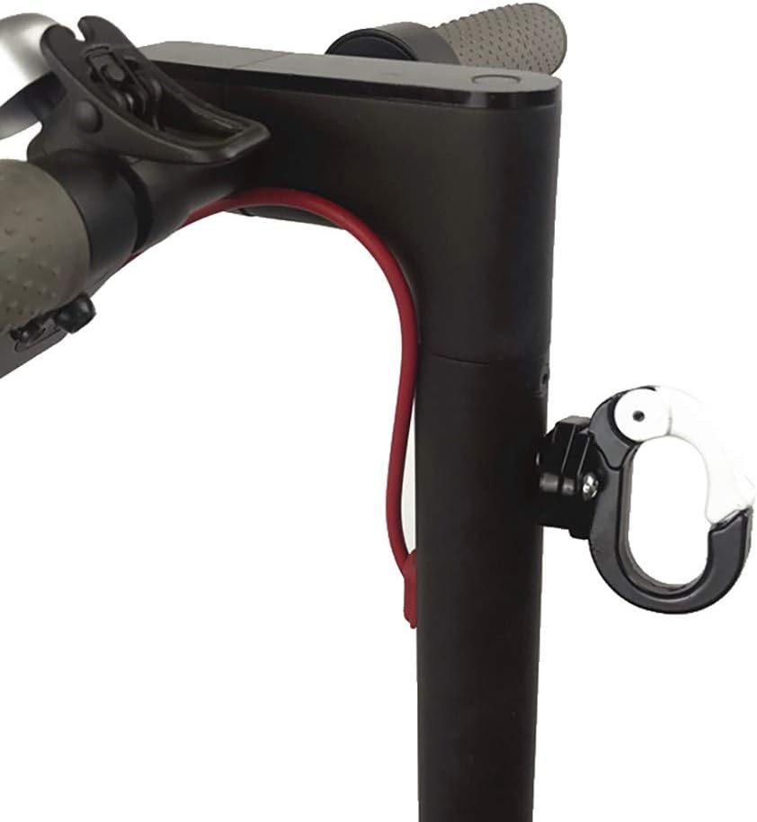 Hook for Xiaomi Electric Scooter - Aluminium Front Hook for Hanger, Helmat, Shopping Bags, Cargo - Aluminum DIY Gadget for Mijia M365 Electric Scooter Aluminium Hook Mounting Kit Claw Hanger