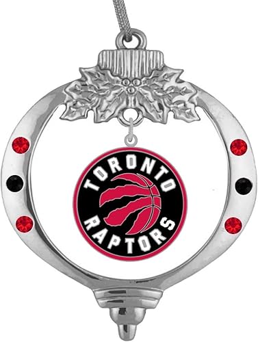 Adorno navideño de los Toronto Raptors