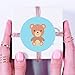 MAGJUCHE Blue Bear Stickers, Boy’s Baby Shower or Birthday Party Favor Sticker Labels, 2 inch, 40-Pack