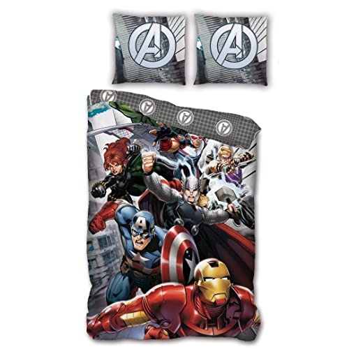 AYMAX, Funda de edredón Vengadores Personajes de Avengers