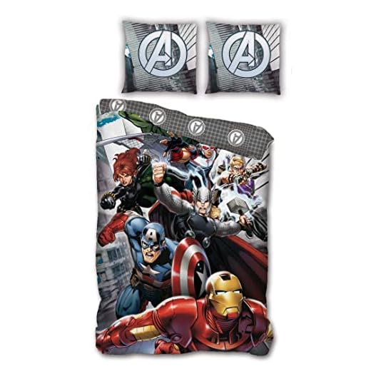 AYMAX, Funda de edredón Vengadores Personajes de Avengers