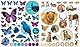 Workman Publishing Animals: 400 reusable stickers inspired by nature (Eye Like Stickers), multicolour, 1, 9780761169338