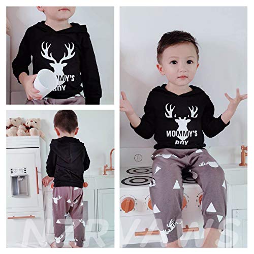 Image of NZRVAWS Newborn Baby Girl Clothes Long Sleeve Ruffle Romper Bodysuit Floral Halen Pants Bowknot Headband 3pcs