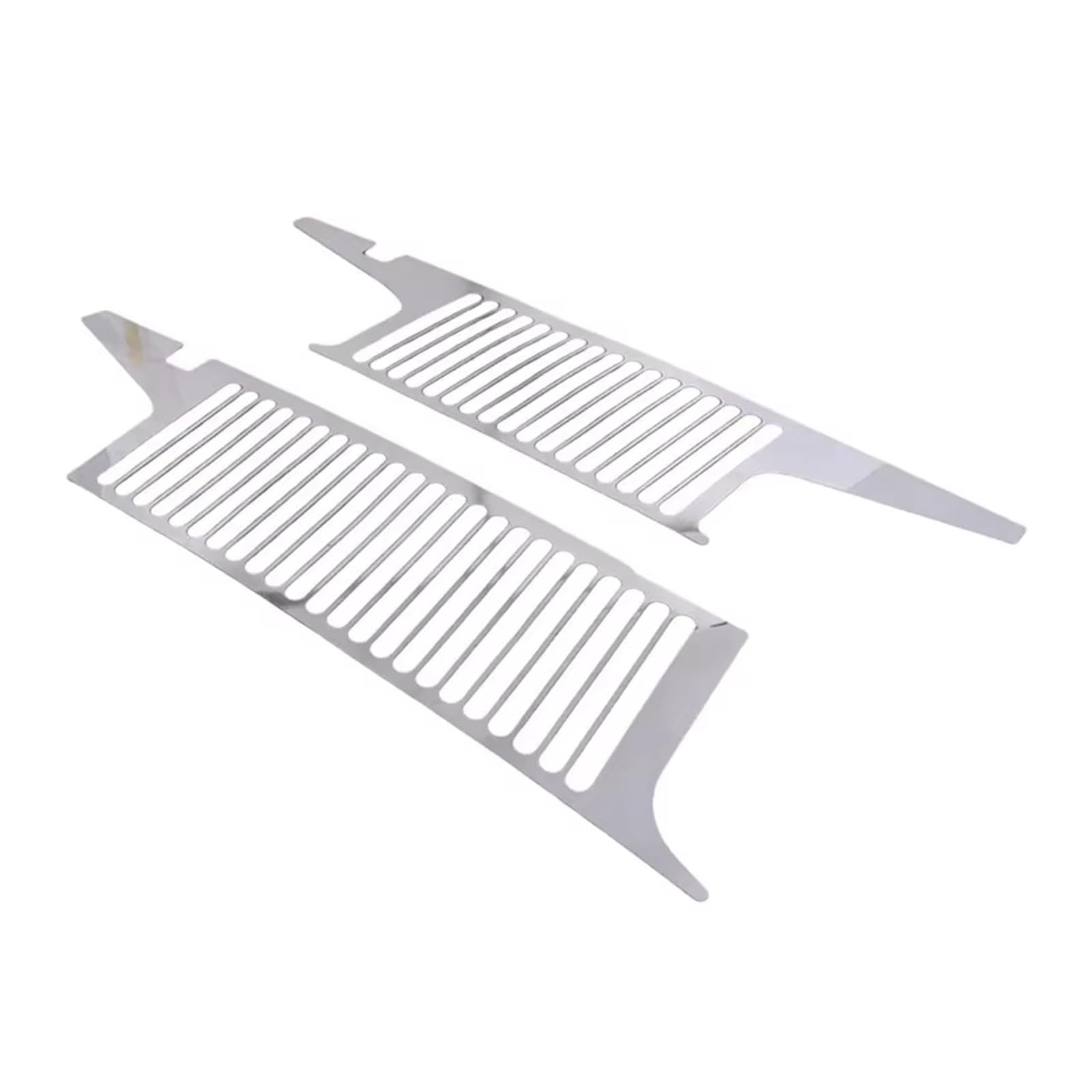 Auto Interior Sticker for Hummer H3 2005-2009 Stainless Chrome Front Hood Air Vent Grooves Trim Patch Auto Accessories Car Interior Trim