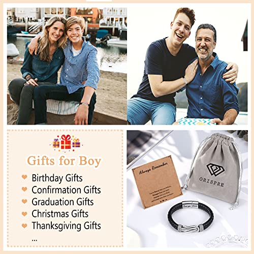 Orispre Bracelets For Teen Boys Gift Ideas, Graduation Birthday Gifts For Teenage Teen Boys, 13 14 15 16 17 18 Year Old Boy Gifts Cool Stuff Things For Teen Boys #TOP5